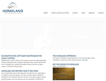 Tablet Screenshot of homelandus.com
